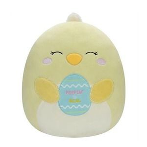 Squishmallow Aimee Yellow Chick 16” Easter  Edition Holding Egg (Kelly Toy)